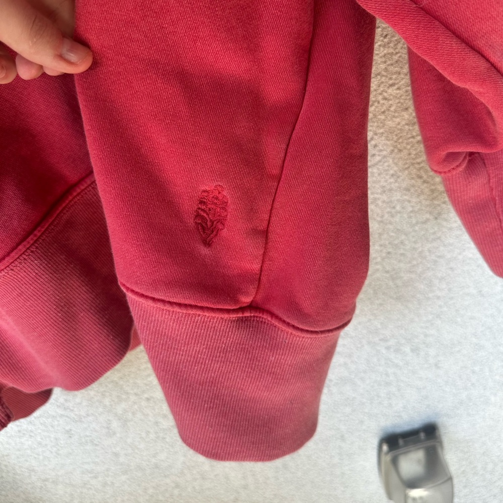 Free People Movement Sprint To The Finish Hoodie in Red - oversized fit M/L - Picture 2 of 4